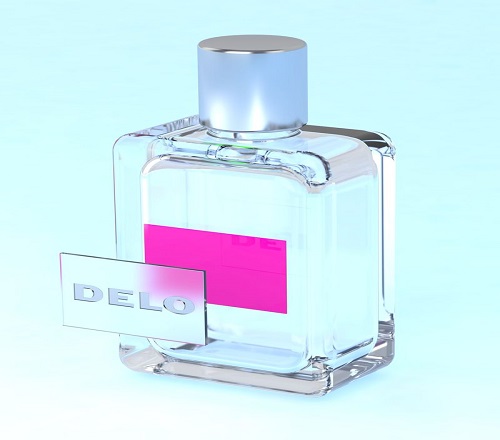 Example UV Adhesive Application of Bonding Labels to Glass Bottles