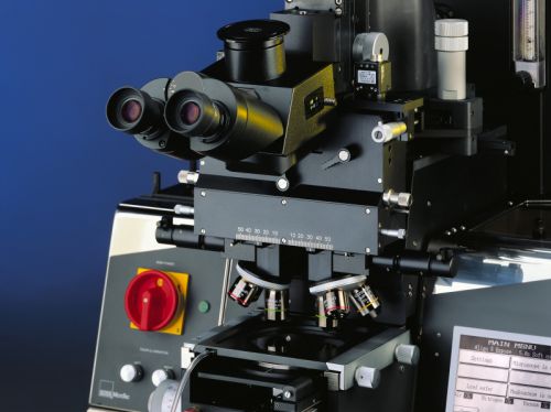 MJB4_Close_up MJB4 Mask Aligner Microscope Alignment System