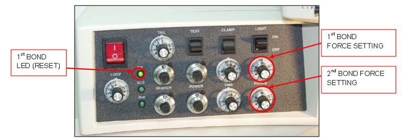 How to adjust the bond force on MPP iBond 5000 or MPP/K&S (legacy) 4500 Series Wire Bonders