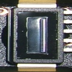 Close up of Automotive Sensor Positioning using DELO KATIOBOND Adhesive