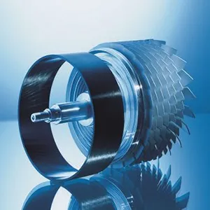 Turbine Blade Bonded with a High Strength Adhesive